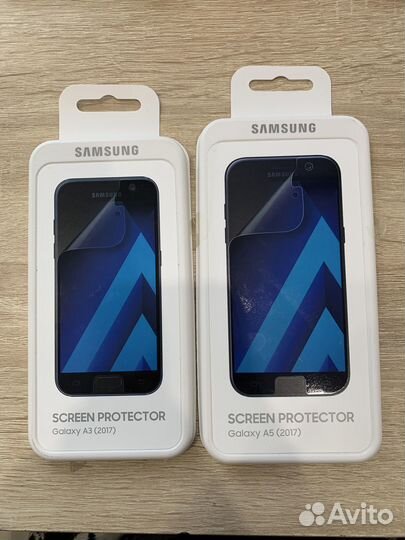 Пленки защитные Samsung A3, A5, S8, S8+ оригинал