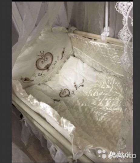 Комплект в кроватку золотой гусь эстель