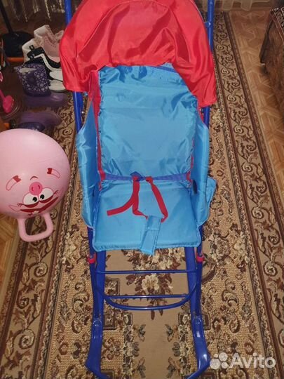 Детские санки с подстилкой для попы