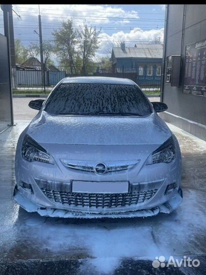 Сплиттер на бампер Opel Astra h j gtc