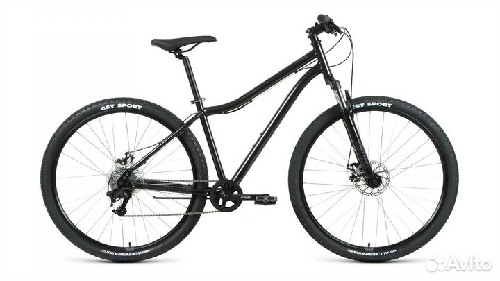 Велосипед forward sporting 2.0 29 disc черн/т.сер