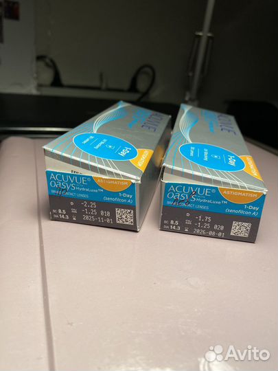 Линзы контактные однодневные acuvue oasys