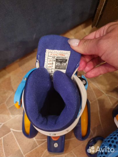 Роликовые коньки детские раздвижные