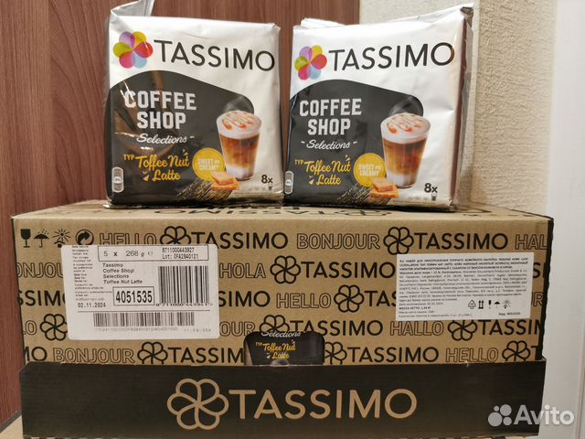 Кофе в капсулах Tassimo toffee nut latte купить в Санкт-Петербурге ...