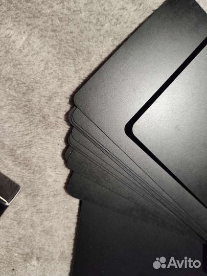 Черные игральные карты пластиковые