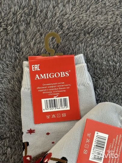 Носки детские новогодние