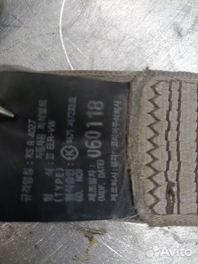 Ремень безопасности Kia Carnival II 2006 2-го ряда