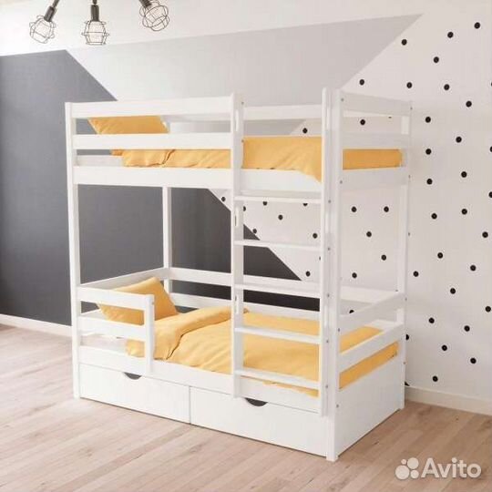 Кровать детская двухъярусная новая
