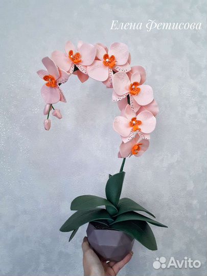 Орхидея с подсветкой