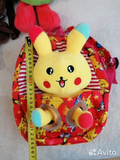 Мягкие игрушки Симбочка, Лисичка, рюкзаки