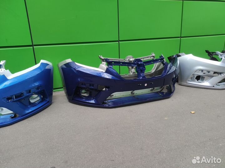 Бампер передний Renault Logan 18-22 в цвет