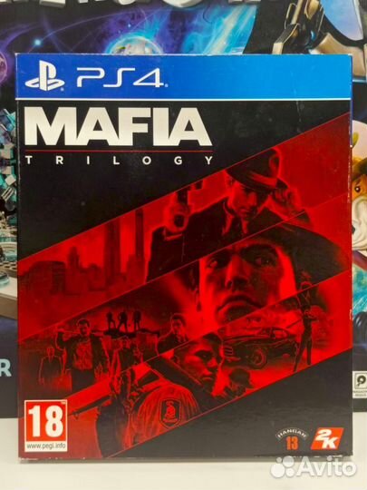 Mafia: Trilogy PS4, русские субтитры б\у