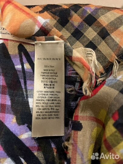 Шарф burberry женский