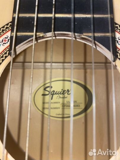Гитара классическая fender squier