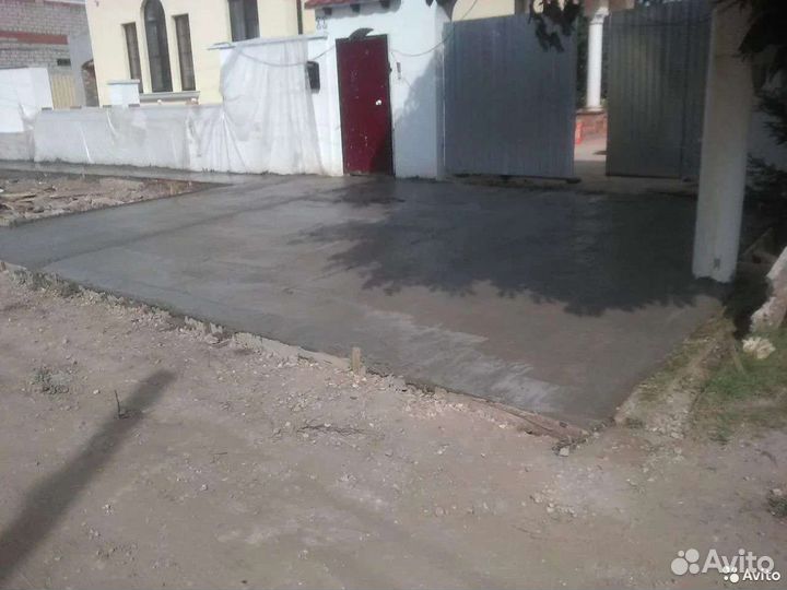Бетонные работы, фундамент