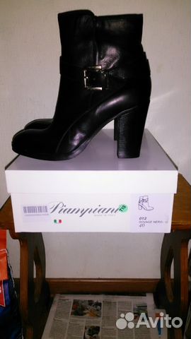 Новые кожаные ботинки из Италии