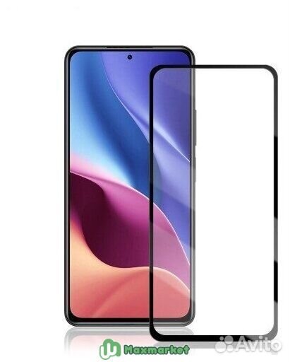 Защитное стекло LP для Xiaomi poco F3 Thin Frame