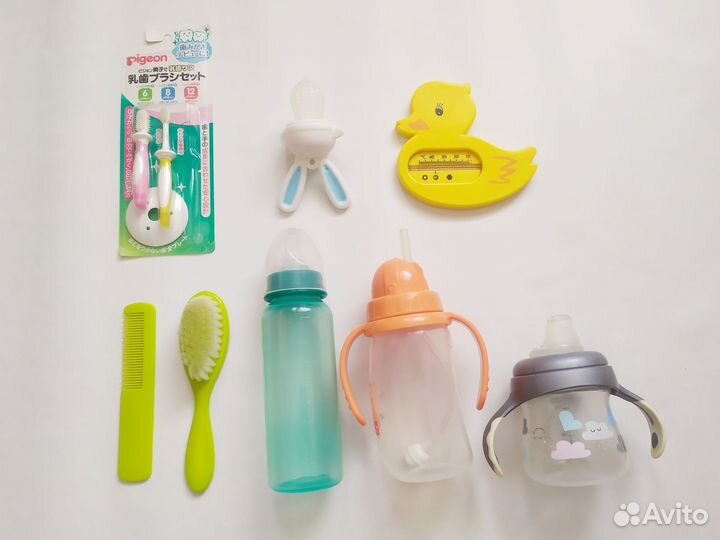 Бутылочки для кормления поильники термометр