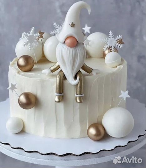Торт новогодний