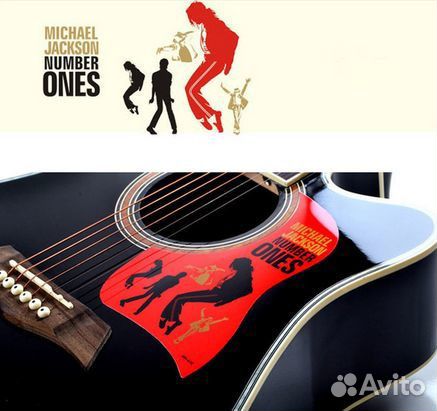 Michael Jackson - пикгуард для акустики