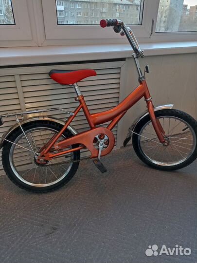 Велосипед детский 2х колесный 16 дюймов