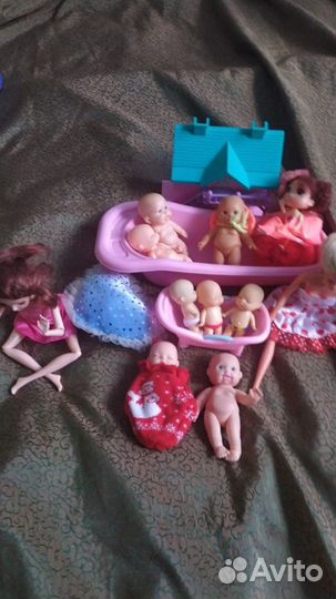 Детские игрушки. куклы, и много разных игрушек