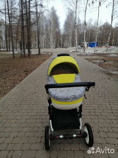 Коляска Prampol 2 в 1 экокожа