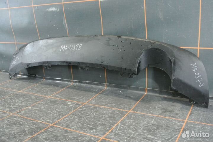 Спойлер бампера заднего - Kia Ceed 2