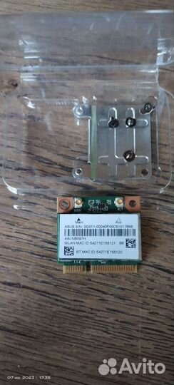 Wi-Fi+Bt модуль Asus AW-NB097H