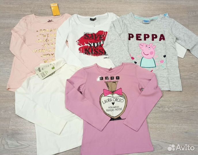 Новая одежда из Европы на девочку 122-128