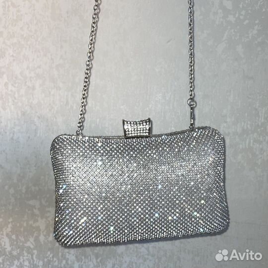 Клатч женский со стразами