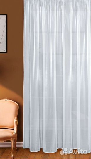 Тюль вуаль с утяжелителем