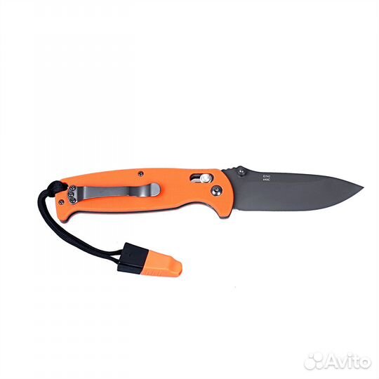 Нож Ganzo G7413-WS черный, G7413-BK-WS