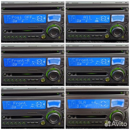 Pioneer Carrozzeria FH-P003MD (Проц.DSP/AUX/CD/SUB