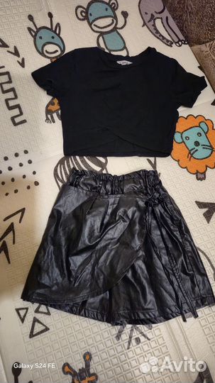 Вещи пакетом на девочку 122 128