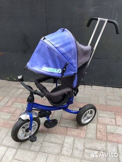 Детский велосипед с ручкой