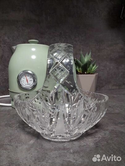 Конфетница хрусталь