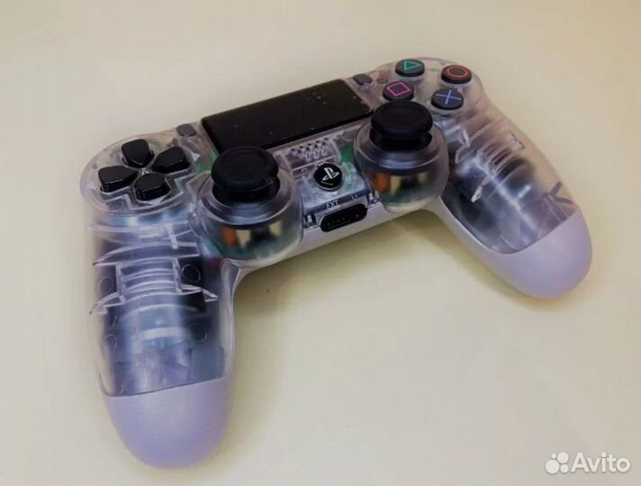 Геймпад PS4 Dualshock прозрачный