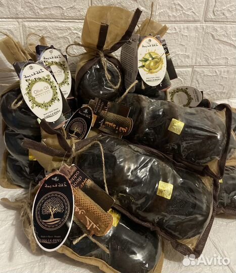 Алеппское мыло оливковое/лавровое/эфир масла