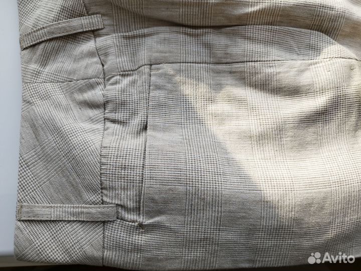 Брюки летние madeleineр 50-52 Лён в составе