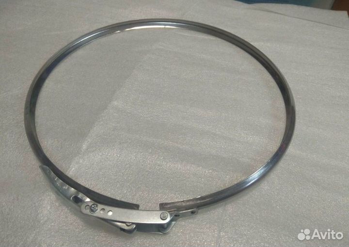 Хомут-стяжка на перегонный куб, регулируемый замок