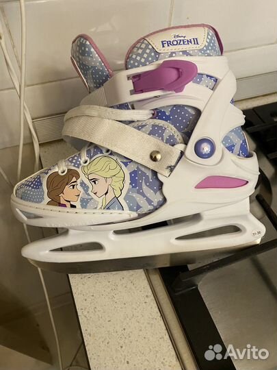 Коньки раздвижные для девочки