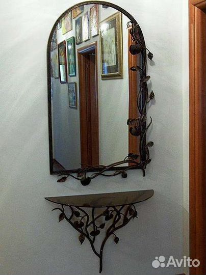 Кованое зеркало № 31
