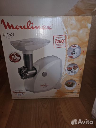 Мясорубка электрическая moulinex Hv4 ME4101