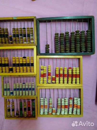 СССР Счеты бухгалтерские школьные линейка логарифм