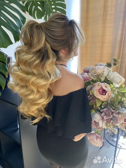 Макияж, прически, афрокудри и косы любой сложности