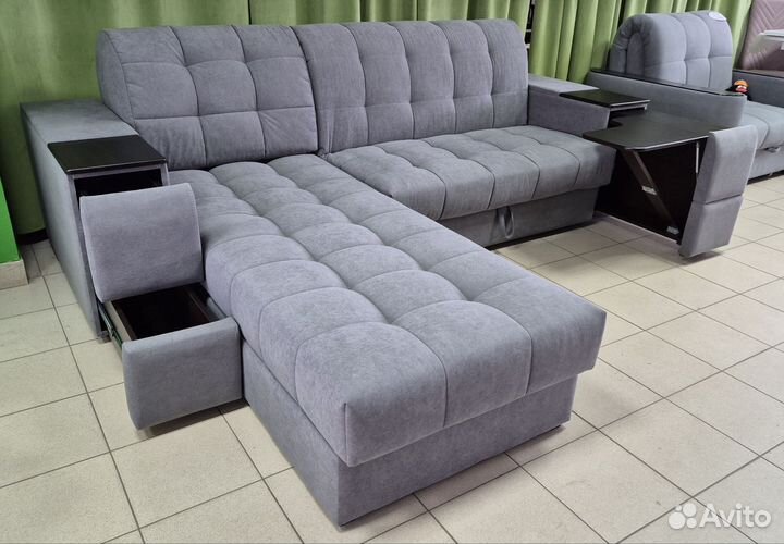 Угловой диван ортопедический Ладья