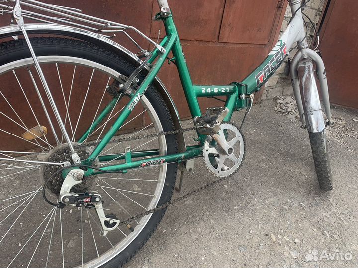 Складной racer на 24 колесах