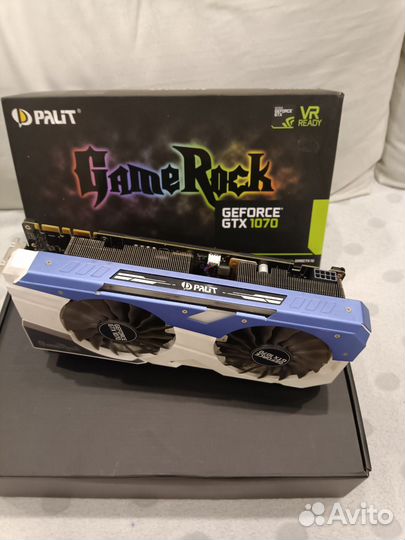 Видеокарта GTX 1070 8gb Palit gamerock