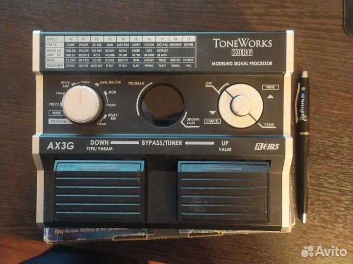 Гитарный процессор korg AX3G